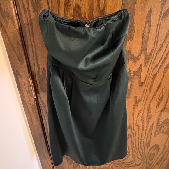 Dark green cocktail dress - Picture 1 of 7